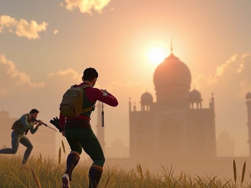 Atmospheric dark game scene with a lone character in a dystopian setting from Inside