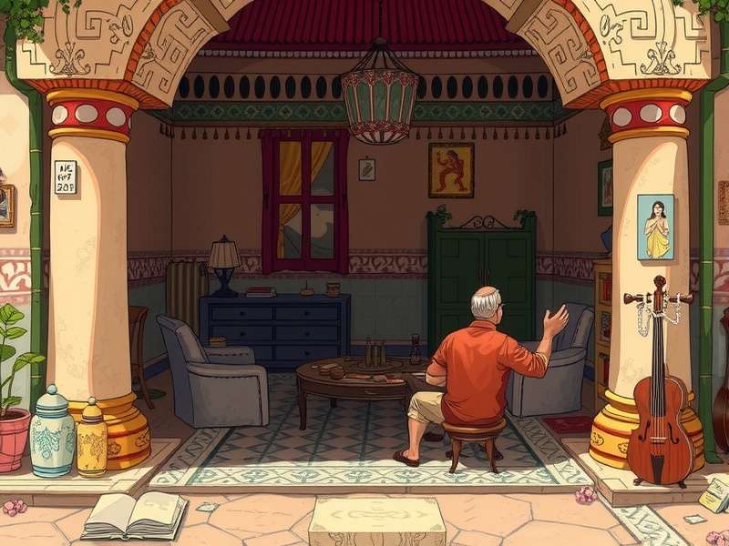 Inside secret ending scene showing the mysterious bunker and cables