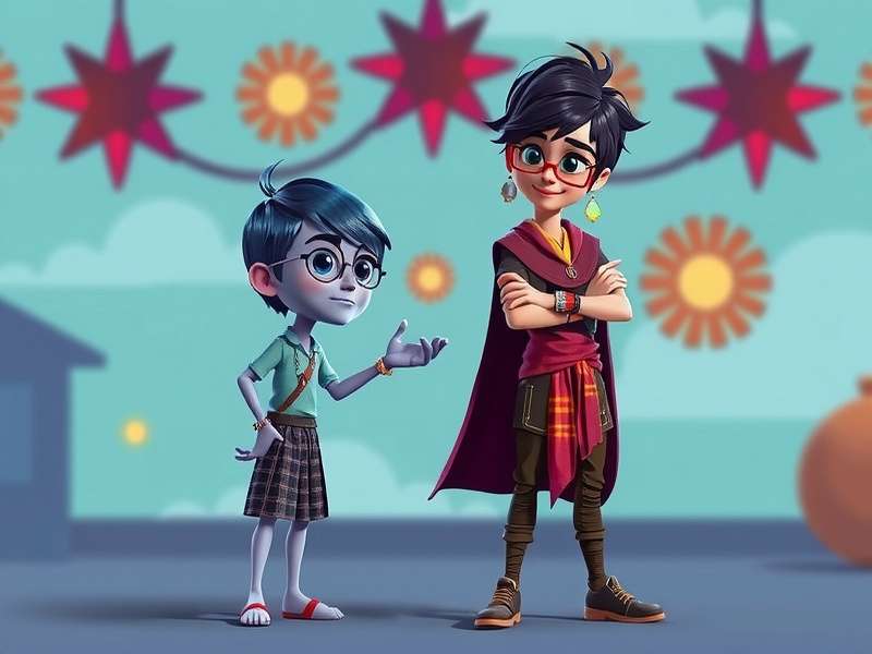 Sadness character from Inside Out 2 in blue