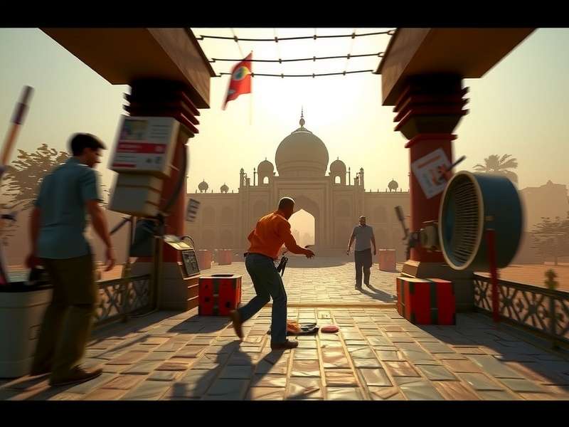 Inside Game PS2 ISO Title Screen on a CRT TV