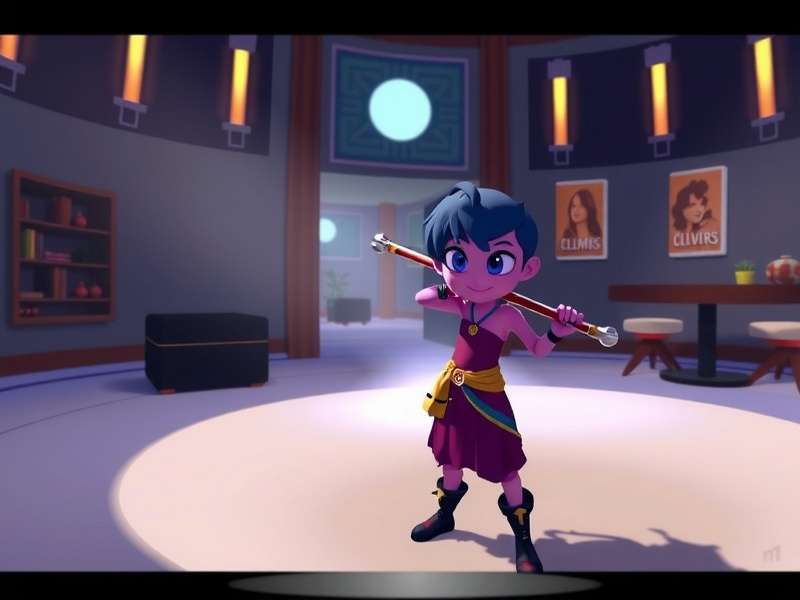 Sadness character from Inside Out in thoughtful pose with blue color scheme