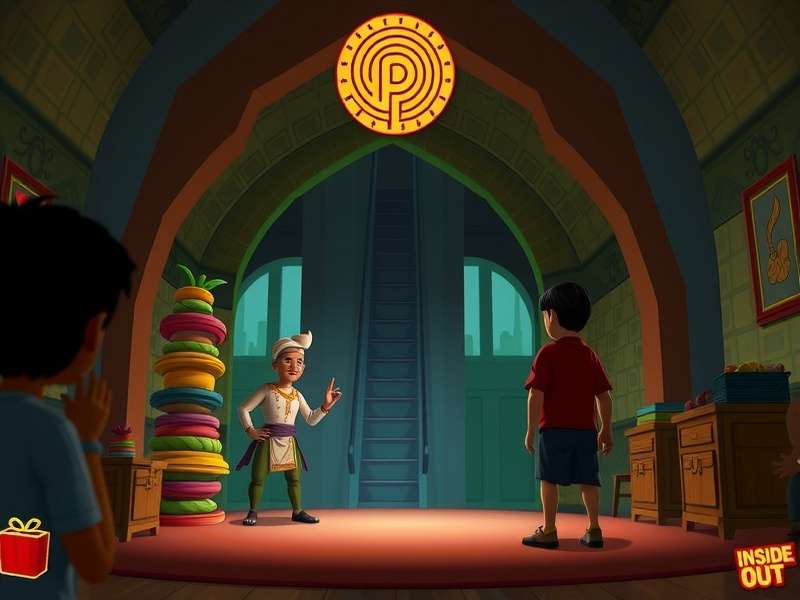 Anger character from Inside Out with red skin and fiery head in expressive pose