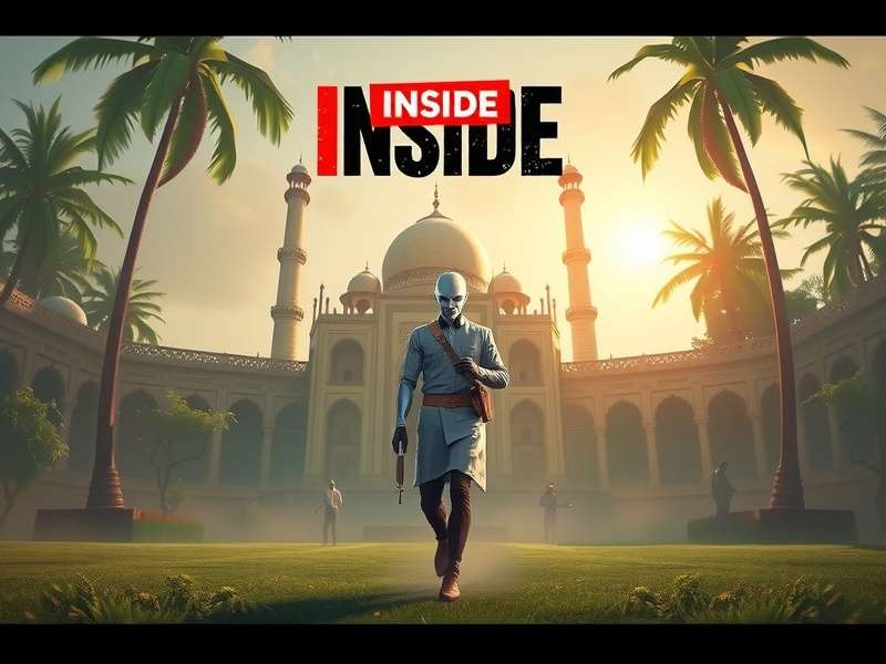 Inside Game Trailer Still - Boy running through dark forest