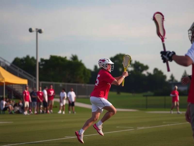 Inside Lacrosse Summer Cup gameplay screenshot showing intense tournament action