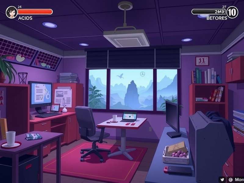 A dark, atmospheric scene from a puzzle-platformer game with a lone boy silhouetted against a mysterious background