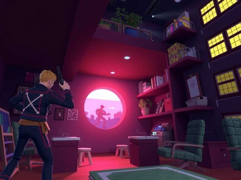 Inside PC Gameplay Scene showing the boy in a dark, atmospheric environment