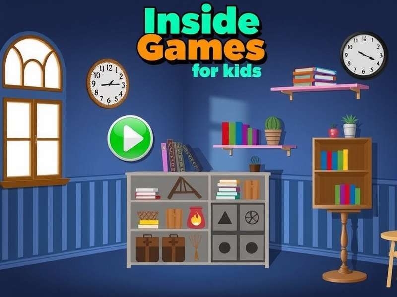 Young Indian boy playing Inside game on computer with intense focus