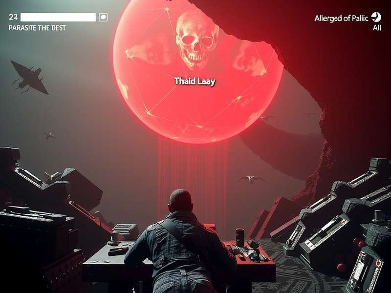 Dark atmospheric gaming scene representing Inside's mysterious world