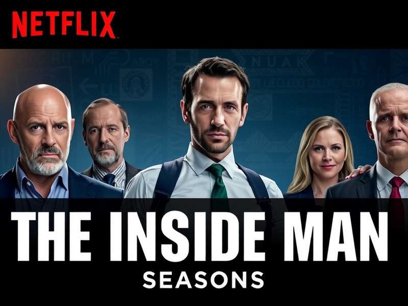 The Inside Man Cast posing together on set