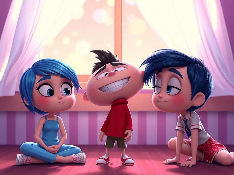 Inside Out Characters Emotional Dashboard Visualization