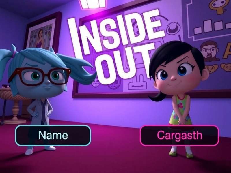 Anger character from Inside Out red and fiery