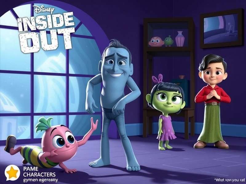 Sadness from Inside Out in a thoughtful pose