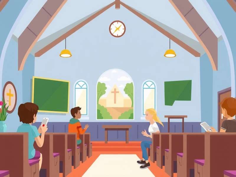 Children playing interactive games in a church setting with joyful expressions