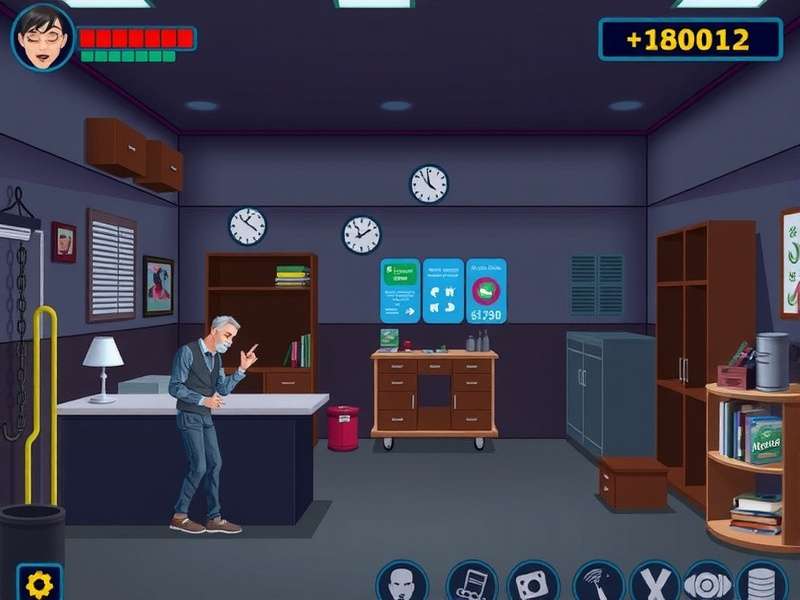 Inside Game Official Cover Art - Boy in red shirt facing mysterious facility