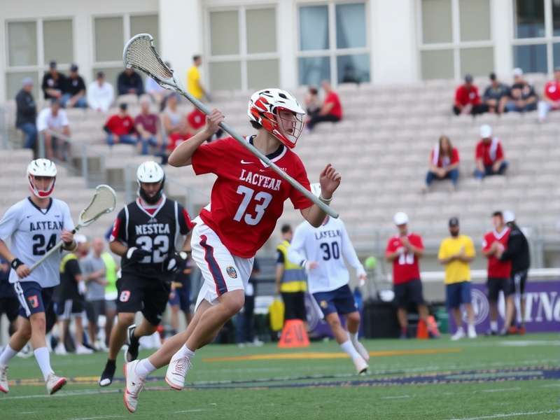 Inside Lacrosse gameplay moment showing a player taking a shot on goal with emotional aura effects