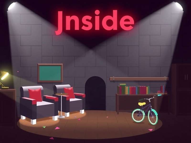 Inside Juego – Playdead's Inside game atmospheric scene with the boy running through dark forest
