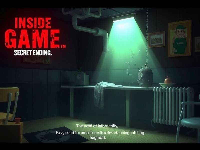Inside Game Secret Ending – exclusive guide cover artwork showing the dark atmospheric world of Playdead's INSIDE