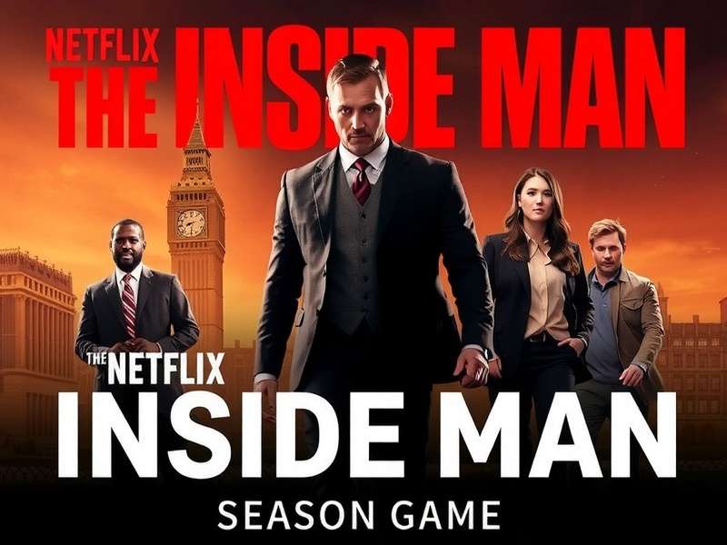 The Inside Man Netflix cast ensemble - main actors in character poses with dramatic lighting