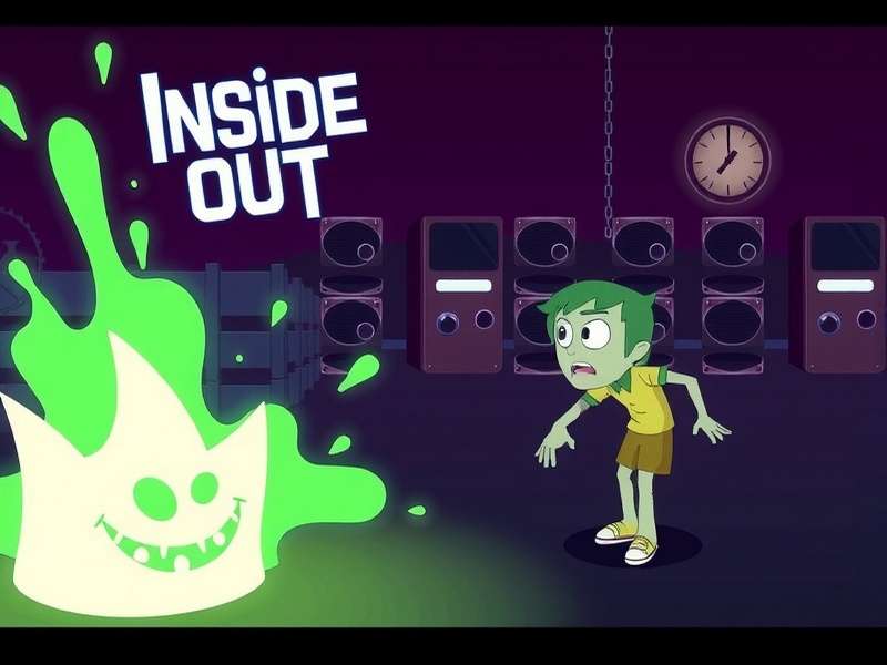 Disgust Inside Out — Conceptual visualization of the emotional architecture within Playdead's INSIDE game, highlighting the core disgust emotion and dark atmosphere.