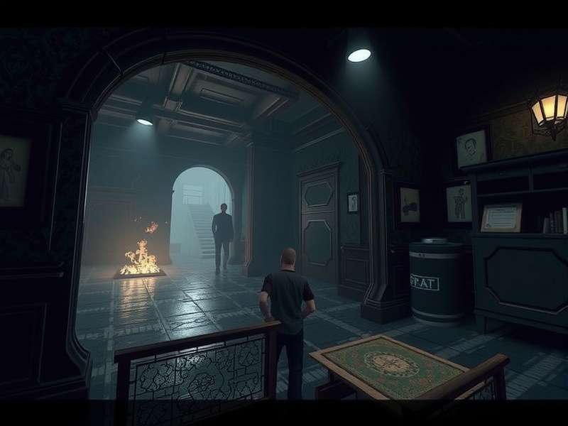 Inside game ending scene — the boy and the blob on the beach