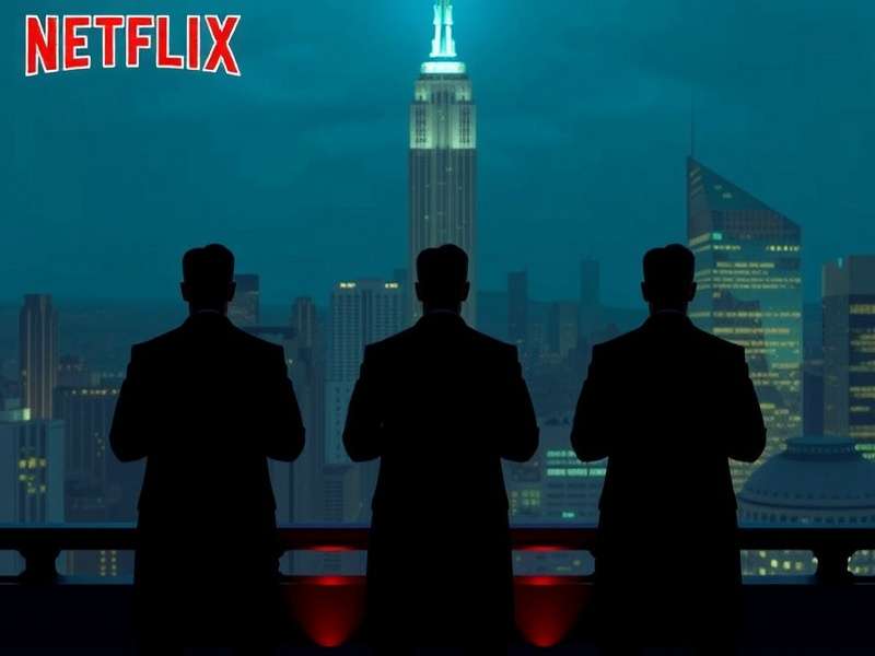 Inside Man Netflix cast ensemble — David Tennant, Stanley Tucci, and the full cast in a dramatic scene
