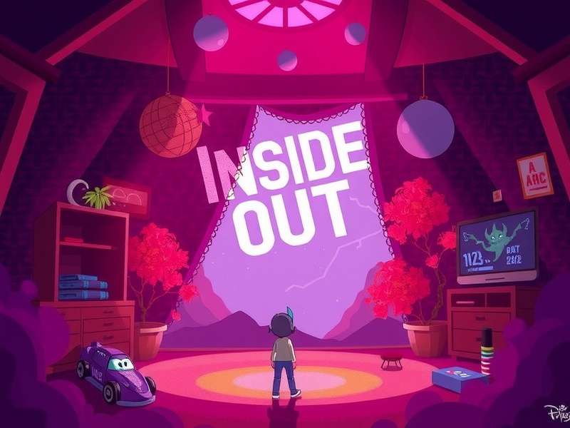 Inside Out 1 gameplay screenshot showing the surreal labyrinth and protagonist Ayaan