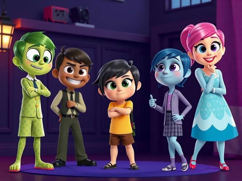 Inside Out Characters Names — Complete cast of emotions from Pixar's Inside Out including Joy, Sadness, Anger, Fear, Disgust, Anxiety, Embarrassment and more